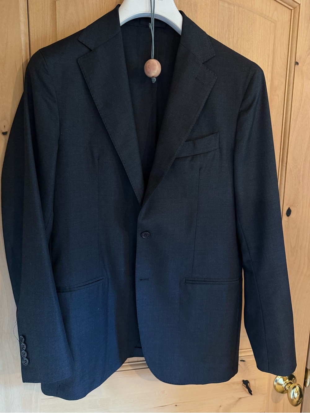 Men's Kiton Classic Dark Grey Single-Breasted Suit